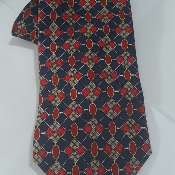 Paolo Gucci Genuine Tie 1990s and 100% Silk 4" w - Picture 2 of 8
